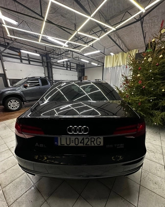 Audi A8 cena 124900 przebieg: 155000, rok produkcji 2015 z Lublin małe 326